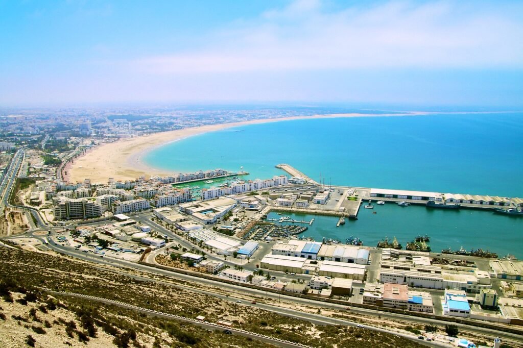 agadir, nature, morocco, africa, sea, beach, ocean, maroc